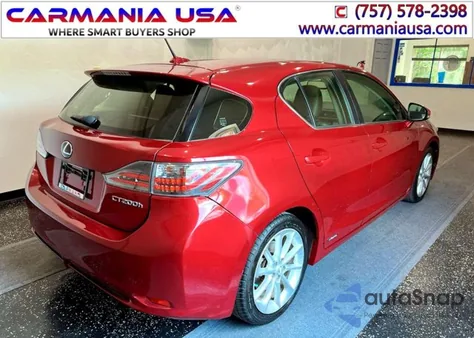 2013 Lexus Ct 200 из США, поврежденный, VIN JTHKD5BH6D2137207